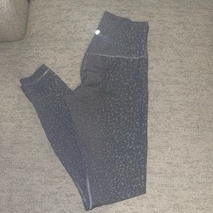 Lululemon align grey cheetah print leggings